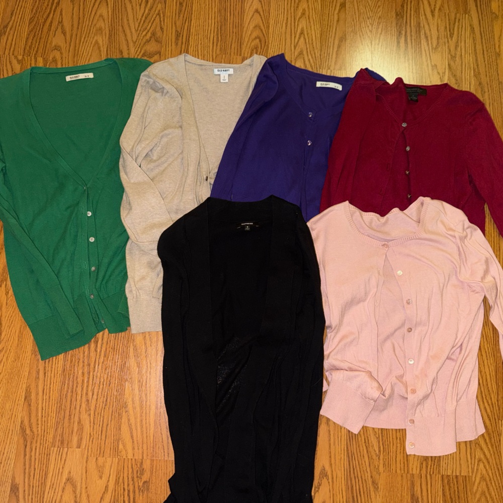 Colorful Cardigan Set